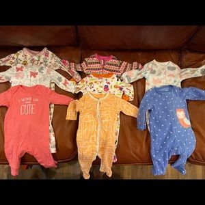 10 pair sleep/play pajamas